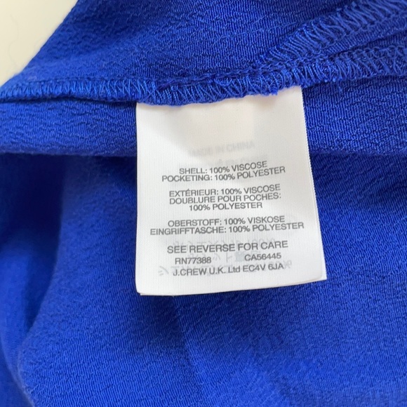 J. Crew Blue Casual Tunic Dress Medium - Picture 7 of 8